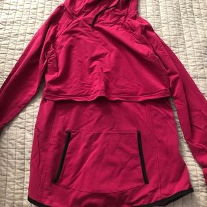 Latched Mama Cowl Neck Hoodie